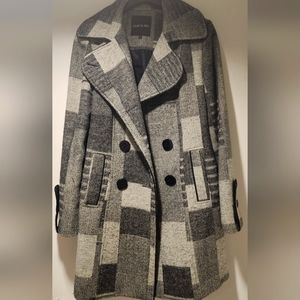 Wool grey coat size S